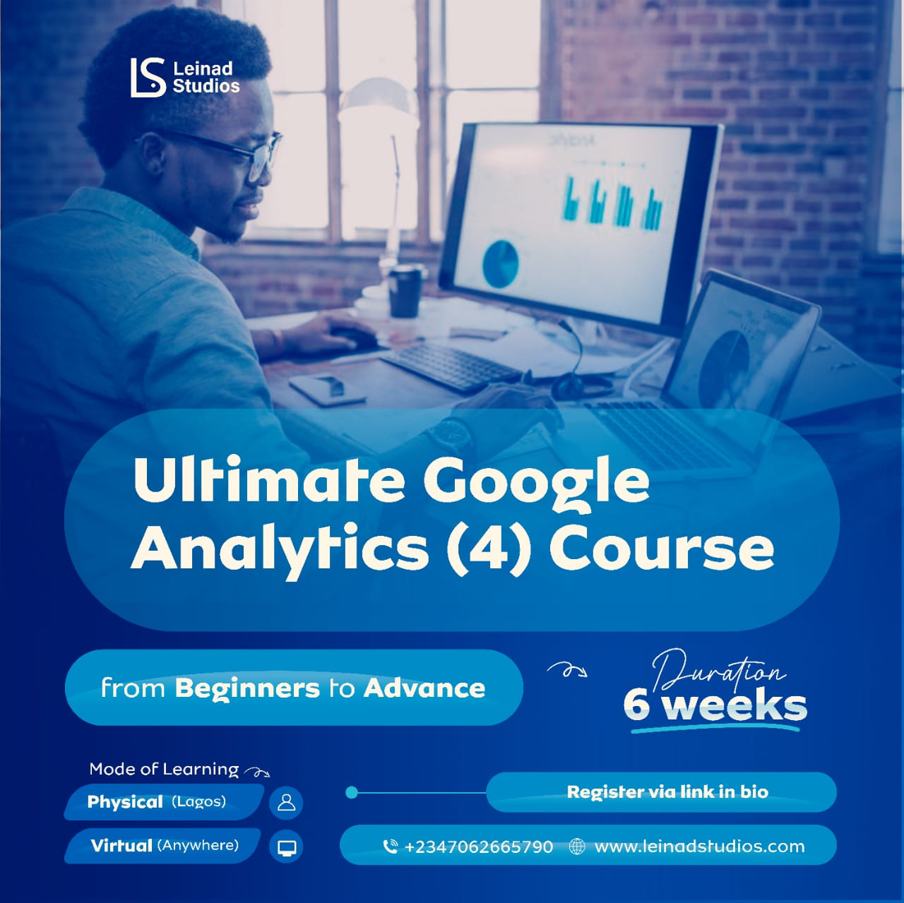 How many weeks is the Google Analytics course?